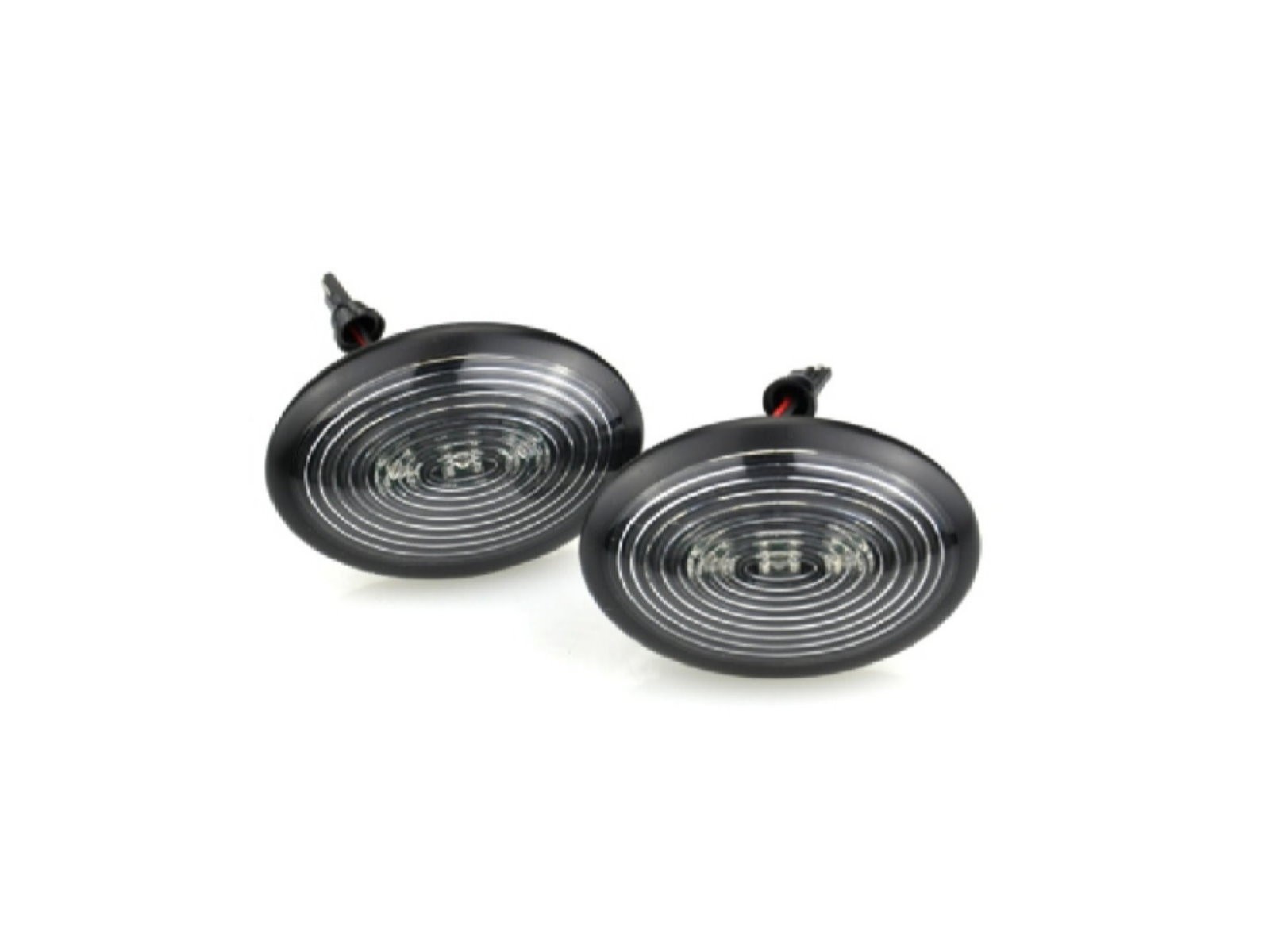 CrazyTheGod MINI R56 Second generation 2006-2013 Hatchback 3D Side Marker Light Lamp Black for MINI