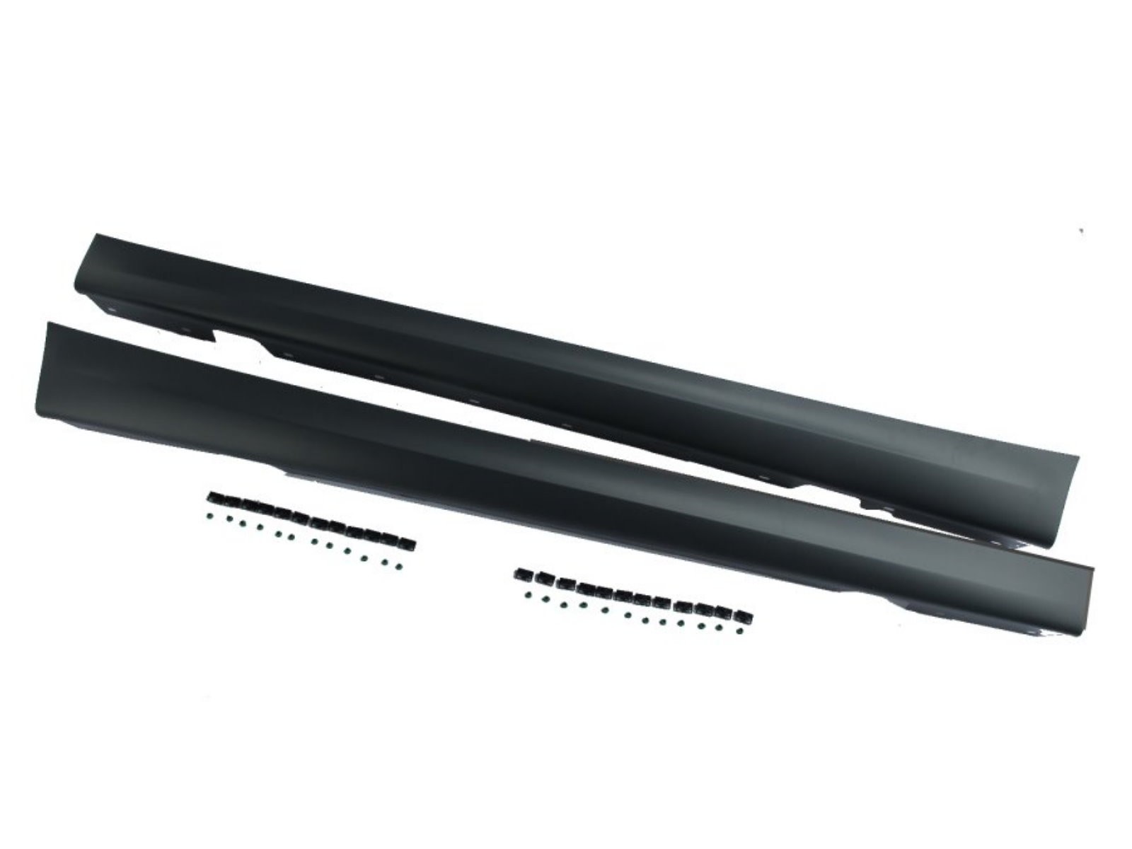 CrazyTheGod 3-Series E90/E91 Fifth generation 2005-2011 Sedan/Wagon 4D/5D M-Tech Look Side Skirts Black for BMW