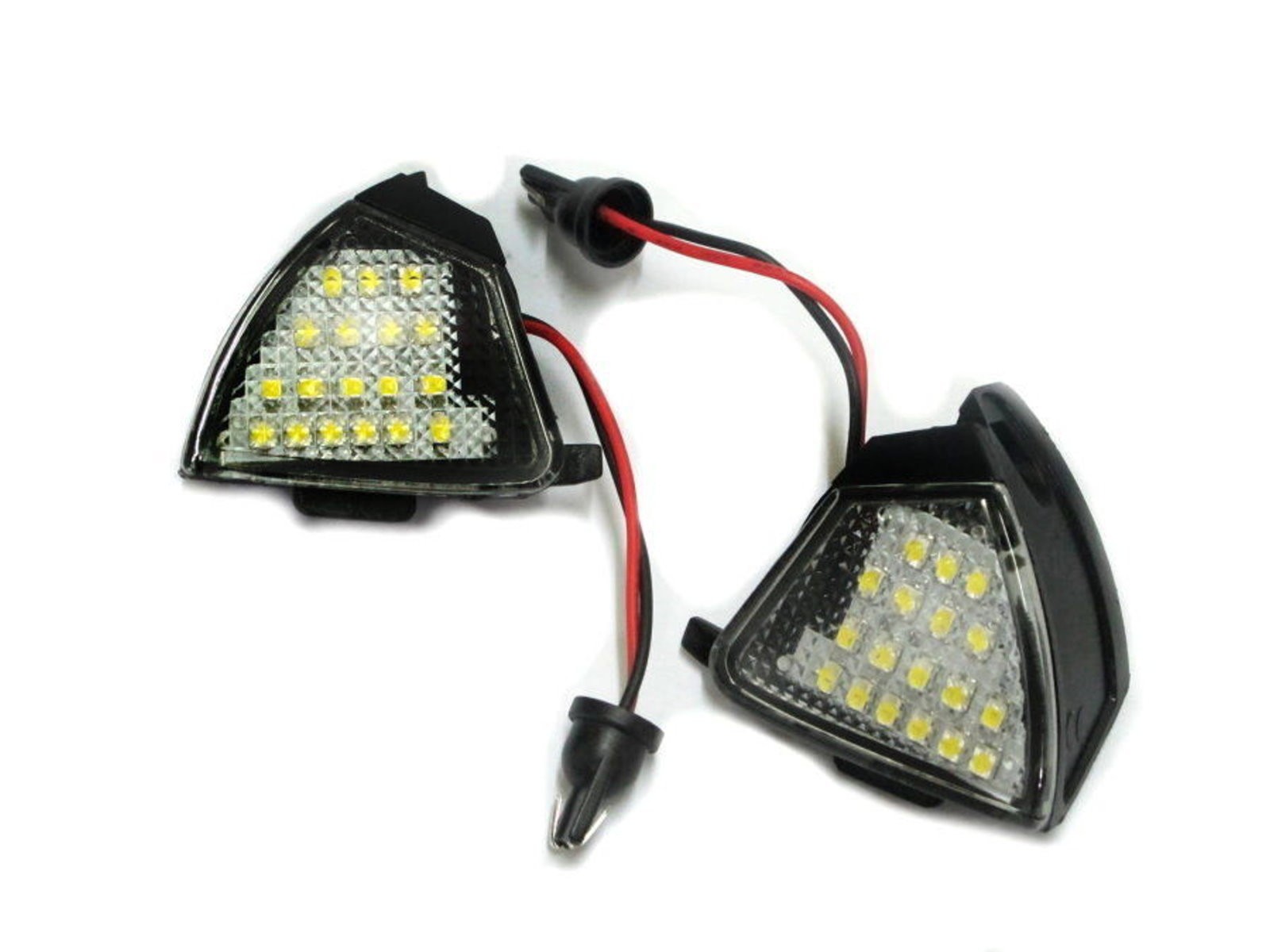 CrazyTheGod Sharan 7N 2010-Present MPV 4D LED Under Side Mirror Puddle Lights Black for VW Volkswagen