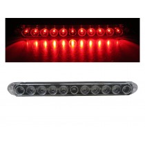 CrazyTheGod LED Rear Tail Third Brake Light Chrome for Universal