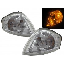 CrazyTheGod Tierra BJ 1998-2003 Sedan/Wagon CORNER LIGHT SIDE INDICATOR Repeate CHROME for FORD 