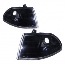 CrazyTheGod Civic EG/EH/EJ Fifth generation 1992-1995 Sedan 4D Clear V2 Corner Light Black for HONDA