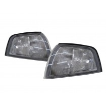CrazyTheGod Mirage First generation 1995-2003 Hatchback/Coupe 2D/3D Clear Corner Light Chrome for Mitsubishi