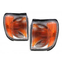 CrazyTheGod PATHFINDER R50 Second generation 2000-2004 SUV 5D Clear Corner Light Chrome for NISSAN