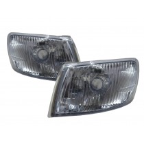 CrazyTheGod Corona PREMIO Tenth generation 1996-1999 Sedan 4D Clear Corner Light Chrome for TOYOTA