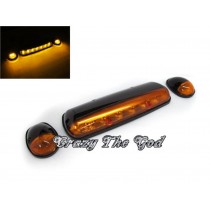 CrazyTheGod Sierra 2002-2006 Pickup 2D/4D LED Cab Roof Marker Light Lamp Yellow for GMC