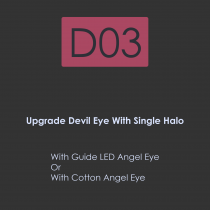D02-Upgrade Devil Eye With Single Color Cotton Halos