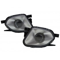CrazyTheGod SPRINTER NCV3 Second generation 2003-present Mini Bus 4D Projector Fog Light Lamp Silver for Mercedes-Benz
