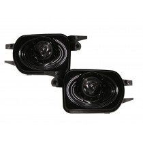CrazyTheGod CL-CLASS W215/C215 2000-2003 Coupe 2D Projector Fog Light Lamp Gloss Black for Mercedes-Benz