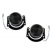 CrazyTheGod Zinger Fourth generation 2016-Present SUV 5D Projector Dual Beam Fog Light Lamp Black for Mitsubishi