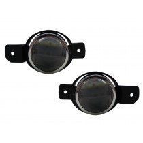 CrazyTheGod Juke F15 First generation 2014-Present Facelift SUV 5D Projector Fog Light Lamp Black for NISSAN