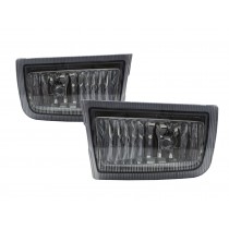 CrazyTheGod Meru FJ90 1999-2002 SUV 3D Clear Fog Light Lamp Chrome for TOYOTA