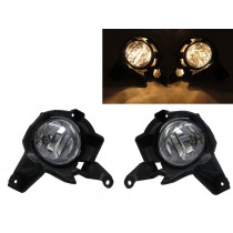 CrazyTheGod RAV4 XA40 Fourth generation 2012-2014 PRE-FACELIFT SUV 5D Clear Fog Light Lamp Chrome for TOYOTA