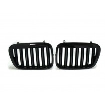 CrazyTheGod 3-Series E46 1998-2001 PRE-FACELIFT Sedan/Wagon 4D/5D X5LOOK GRILLE/GRILL Gloss Black for BMW