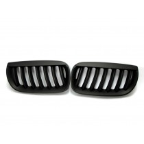 CrazyTheGod X3 E83 First generation 2003-2006 PRE-FACELIFT Wagon 5D M6Look GRILLE/GRILL Matt Black for BMW