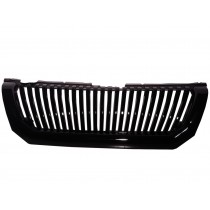 CrazyTheGod Shogun Sport First generation 2000-2004 SUV 3D/5D Vertical Front Bumper Hood GRILLE/GRILL Gloss Black for Mitsubishi