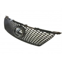 CrazyTheGod IS IS250/IS350/IS220D XE20 Second generation 2005-2008 PRE-FACELIFT Sedan 4D ISF Style GRILLE/GRILL Gloss Black for LEXUS