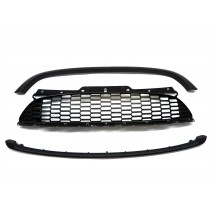 CrazyTheGod MINI COOPER S R55 R56 R57 R58 Second generation 2010-2013 Hatchback/Coupe/Convertible 2D/4D JCW Style GRILLE/GRILL Matt Black for MINI