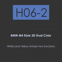 H06-BMW M4 Style Crystal Angle Eye-BMW M4 Style Dual Color