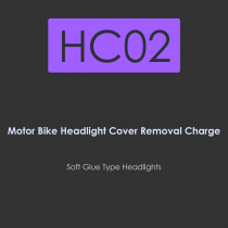 HC02-Motor bike headlight removal charge for soft glue type headlights