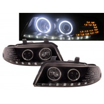 CrazyTheGod-A4/S4 B5 8D First generation 1994-1998 PRE-FACELIFT Sedan/Wagon 4D/5D CCFL Projector Headlight Headlamp Black EUROPE for AUDI LHD