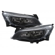 CrazyTheGod Excelle XT Second generation 2010-2013 Hatchback 5D Clear Headlight Headlamp Black for Buick LHD