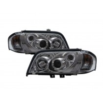 CrazyTheGod C-CLASS W202 1994-2000 Sedan/Wagon 4D/5D Projector Headlight Headlamp Chrome EUROPE for Mercedes-Benz RHD