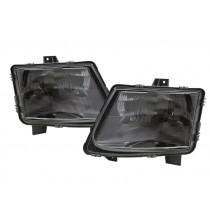 CrazyTheGod V-Class W638 VITO First generation 1996-2003 VAN 5D Clear Headlight Headlamp Chrome for Mercedes-Benz LHD