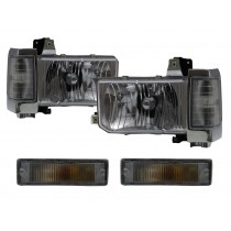 CrazyTheGod D21/HARDBODY 1988-1995 Pickup Crystal Headlight Headlamp Chrome for NISSAN LHD