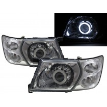CrazyTheGod Patrol GU3 Y61 Fifth generation 2001-2007 Wagon/SUV 5D CCFL Projector Headlight Headlamp Chrome for NISSAN RHD