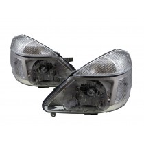 CrazyTheGod SERENA/QRV C24 1999-2012 MPV 5D Clear W/ Corner Lamp Headlight Headlamp Chrome for NISSAN LHD
