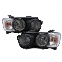 CrazyTheGod Aveo T300 Second generation 2012-2016 PRE-FACELIFT Sedan/Hatchback 4D/5D Clear Headlight Headlamp Black EU Type for CHEVROLET CHEVY LHD