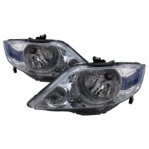 CrazyTheGod City GD8/GD9 Fourth generation 2006-2008 Sedan 4D Clear Headlight Headlamp Chrome for HONDA LHD