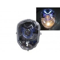CrazyTheGod Grom 2013-2015 Motorcycles Projector Headlight Headlamp Chrome for HONDA