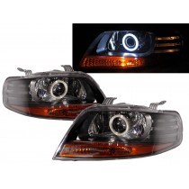 CrazyTheGod Barina TK Fifth generation 2005-2008 PRE-FACELIFT Hatchback 3D/5D COB Projector Headlight Headlamp Black for HOLDEN RHD