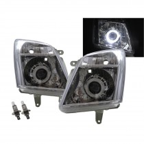 CrazyTheGod Rodeo RA Third generation 2007-2011 Facelift Pickup 2D/4D Guide LED Angel-Eye Projector Headlight Headlamp Chrome for HOLDEN RHD