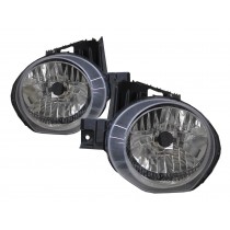 CrazyTheGod ESQ First generation 2014-Present Hatchback/SUV 5D Clear Headlight Headlamp Chrome EU for INFINITI LHD