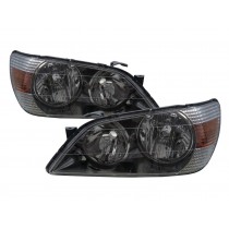 CrazyTheGod IS IS200/IS300 XE10 First generation 1999-2005 Sedan 4D Clear Headlight Headlamp Chrome for LEXUS RHD