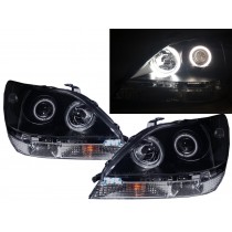CrazyTheGod RX300 UX10 First generation 1999-2003 SUV 5D CCFL Projector Headlight Headlamp Black for LEXUS LHD