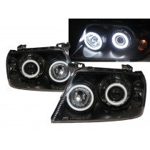 CrazyTheGod Mariner First generation 2004-2007 Facelift SUV 5D Cotton Halo Projector Headlight Headlamp Black for Mercury LHD