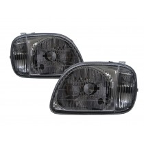CrazyTheGod March K11 Second generation 1998-2002 FACELIFT Hatchback 3D/5D Clear Headlight Headlamp Chrome for NISSAN LHD