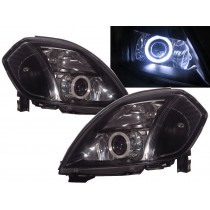 CrazyTheGod MAXIMA J31 First generation 2003-2008 Sedan 4D CCFL Projector Headlight Headlamp Black for NISSAN RHD 