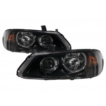 CrazyTheGod Almera N16 Second generation 2003-2006 Facelift Sedan/Hatchback 3D/4D/5D Projector Headlight Headlamp Black for NISSAN RHD