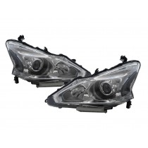 CrazyTheGod Teana L33 Fifth generation 2013-2015 PRE-FACELIFT Sedan 4D Projector Headlight Headlamp W/ Motor Chrome for NISSAN RHD