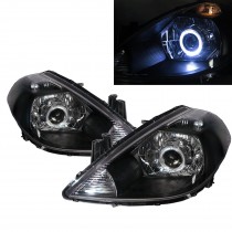 CrazyTheGod TIIDA C11 First generation 2004-2012 Sedan/Hatchback 4D/5D Guide LED Halo Projector HID Headlight Headlamp Black for NISSAN LHD
