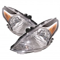 CrazyTheGod VERSA N17 2014-Present Facelift Sedan 4D Clear Headlight Headlamp Chrome V2 US for NISSAN LHD