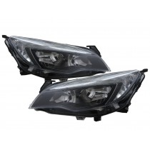 CrazyTheGod Astra J 2010-2012 Hatchback 5D Clear Headlight Headlamp Black for OPEL LHD