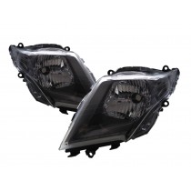 CrazyTheGod JETS 2015-Present Motorcycles Clear Headlight Headlamp Black for SYM
