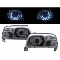 CrazyTheGod Escudo XL-7 First generation 1998-2005 SUV 3D/5D Ubar Projector Headlight Headlamp Chrome for SUZUKI LHD