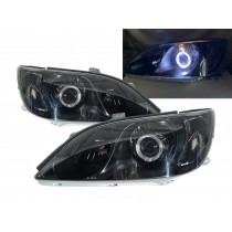 CrazyTheGod CAMRY XV30 Fifth generation 2002-2003 Sedan 4D Guide LED Angel-Eye Projector Headlight Headlamp Black ASIA for TOYOTA RHD